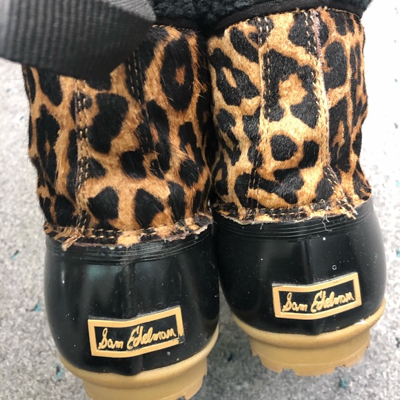 Sam Edelman Leopard print rain boots - Picture 3 of 5